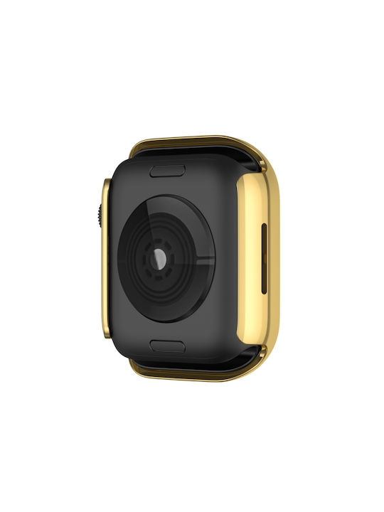 Protectoare Carcasă de Plastic în culoarea Auriu pentru Apple Watch Seria 9, 8, 7 45 mm