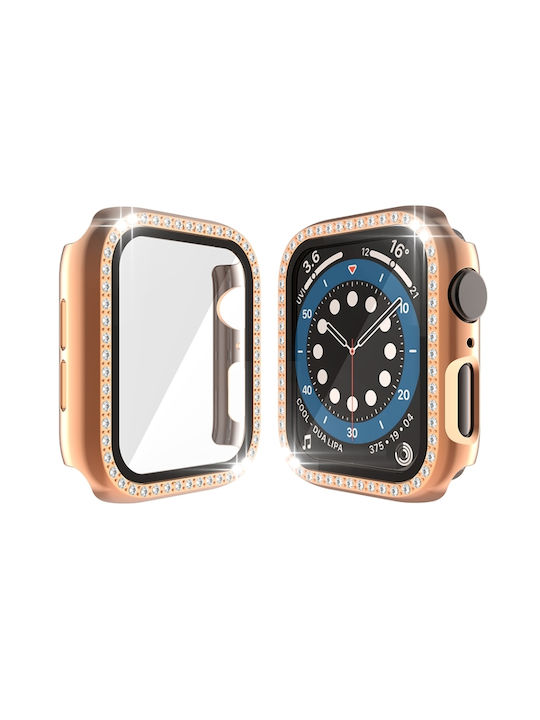 Πλαστική Θήκη σε Ροζ Χρυσό χρώμα για Apple Watch Series 3, 2, 1 42 mm