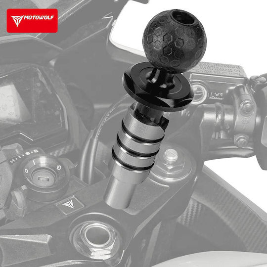 Motorcycle Phone Mount Adapter Fork Clamp – Compatible Anti-vibration Motorcycle Phone Mounts By Motowolf