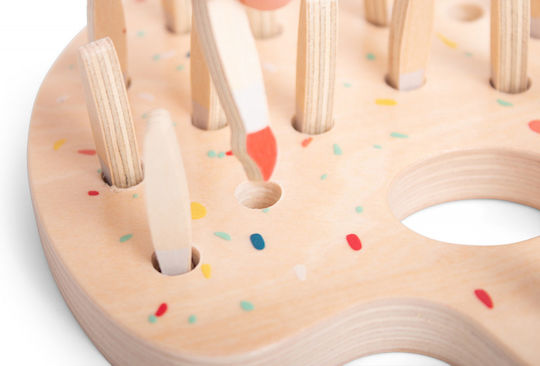 BS Toys Χρωματιστά Πινέλα Educational Game Knowledge made of Wood for 4+ years old Years Old