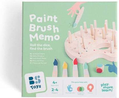BS Toys Χρωματιστά Πινέλα Educational Game Knowledge made of Wood for 4+ years old Years Old