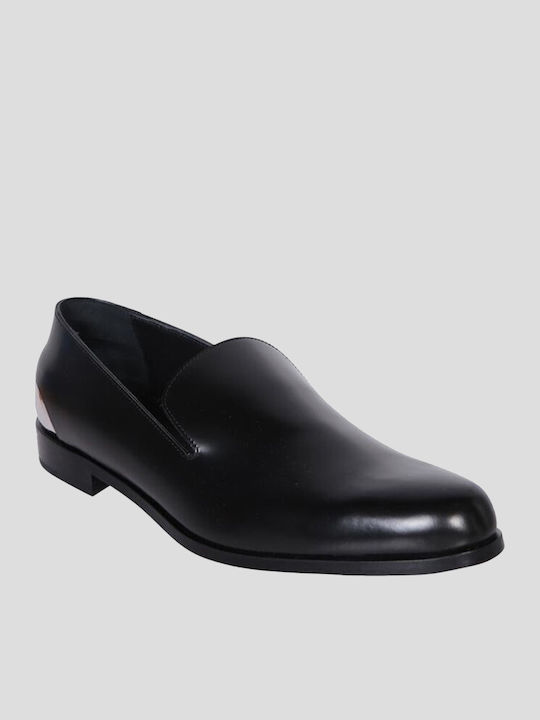 Leder Herren Mokassins in Schwarz Farbe