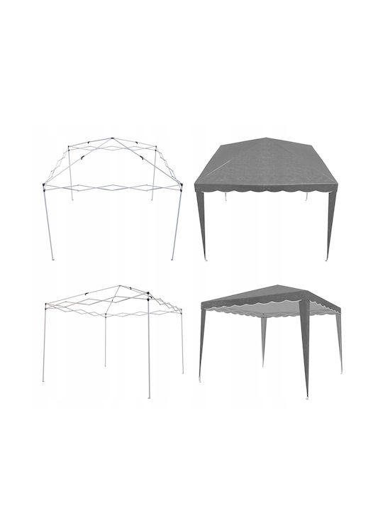 Gazebo Grădină Gri x3m