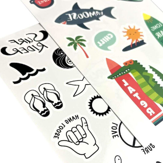 Ooly Beach Days Kinder Tattoos