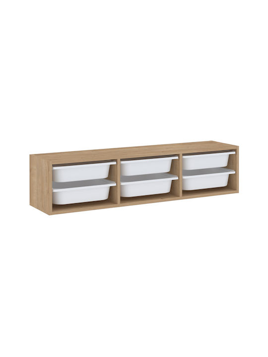 Kids Chest of Drawers Pavia with 6 Drawers 132x31x30.7cm