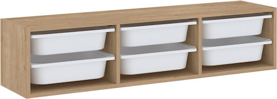 Kids Chest of Drawers Pavia with 6 Drawers 132x31x30.7cm