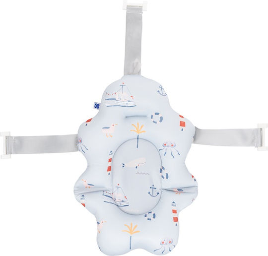 Kikka Boo Nubo Blue Shore Bath Support Pillow & Mattress