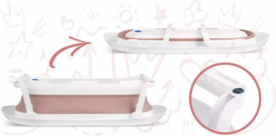Ricokids Πτυσσόμενη Μπανιέρα Μωρού Λευκή