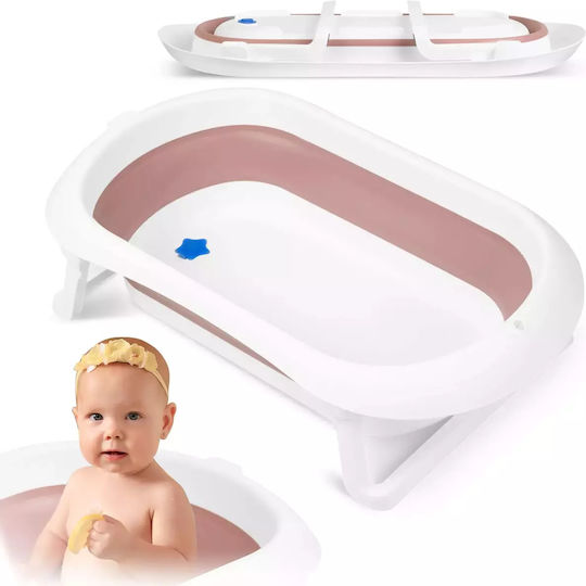 Ricokids Πτυσσόμενη Μπανιέρα Μωρού Λευκή