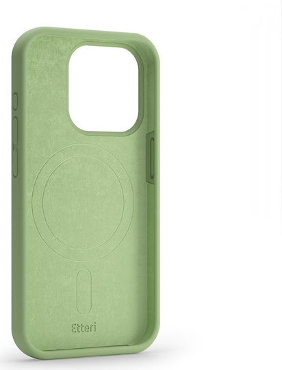 Etteri Back Cover Σιλικόνης Πράσινο (iPhone 15 Pro)