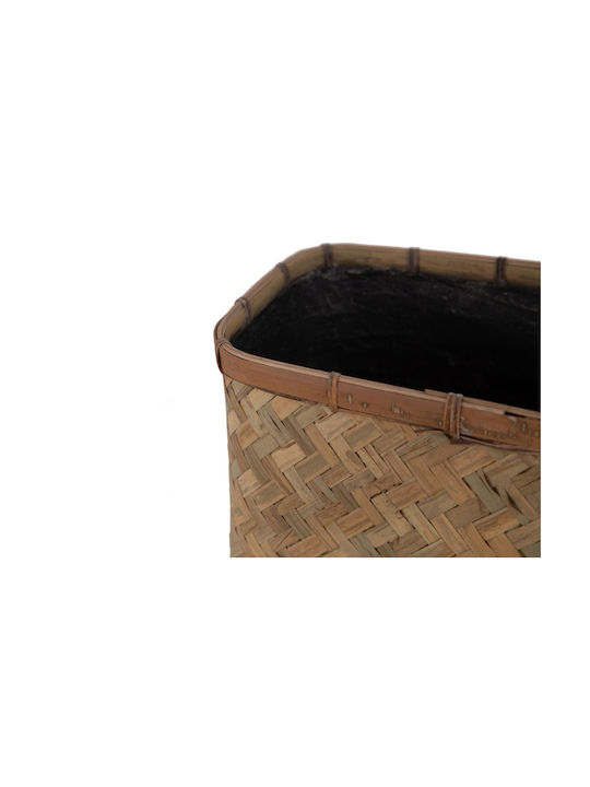 Soulworks Γλάστρα Bamboo Καφέ 40x20x21εκ.