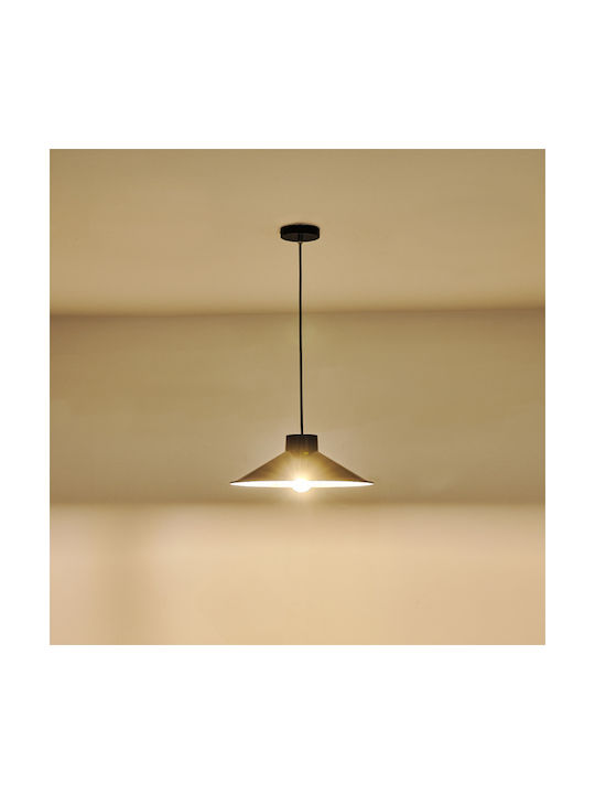 Eurolamp Neli Lumini Suspendate Bronz Cu Bază De Bec E27 36x115cm