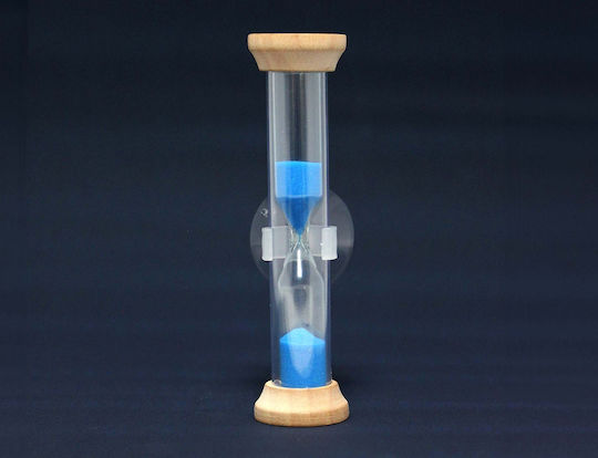 Wall-Mounted Bathroom Hourglass Sablina Douceur D'intérieur Suction Cup Duration 5 Minutes 2.5x9.5cm 1802061