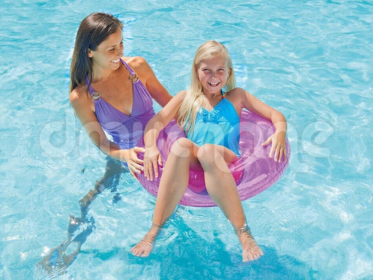 Intex Wet Set Collection Transparent Swim Tube 76cm 59260np Τυρκουάζ