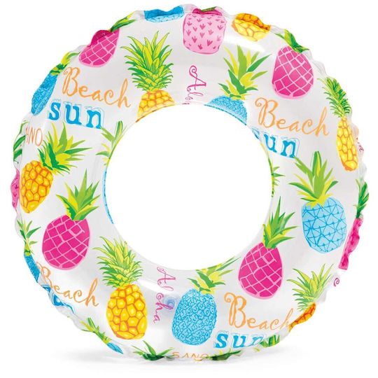 Intex Lively Print Kids' Swim Ring with Diameter 51cm. for 4-6 Years Old Watermelon-Flamingo-Ice Cream