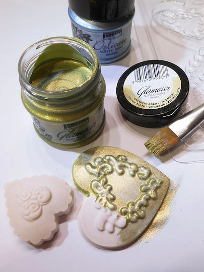 Pentart Vopsea Specială pentru Craft Argintiu 50ml