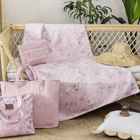 Nima Salty Love Πετσέτα Microfiber Σώματος Διπλής Όψεως Salty Love 160x90εκ.