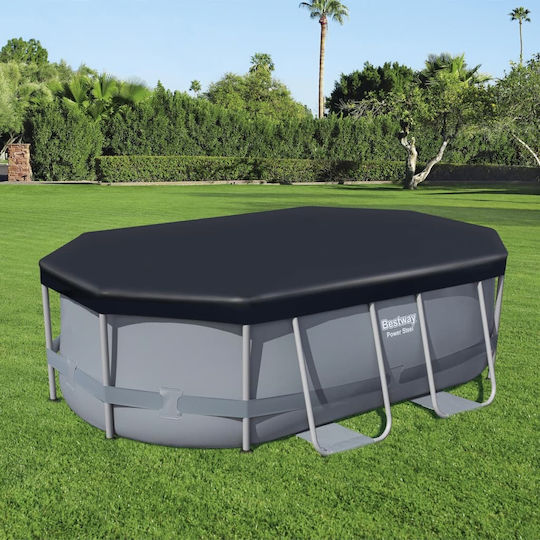 Bestway Oval Pool Cover Flowclear 300x200cm 1pcs