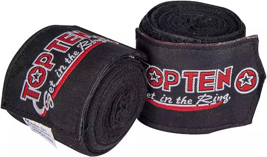 Top Ten Starter Kit Mănuși de Box din Piele Sintetică pentru Competiție Negre Include proteză dentară și bandaje