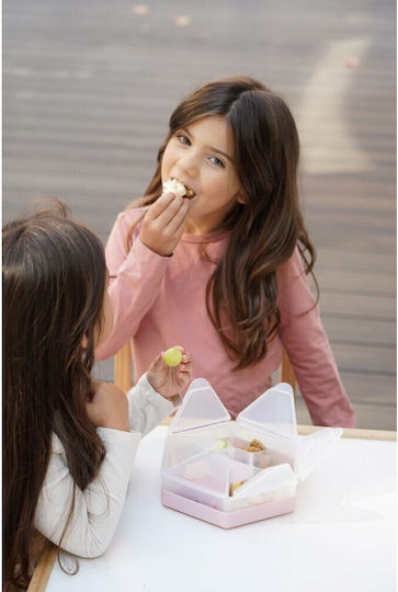 Melii Snackle Box Hexagon Plastic Kids' Food Container Green