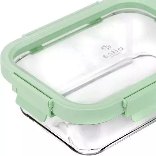 Estia Click&Seal Cutie pentru Mâncare Sticlă Ca Potrivit pentru Cuptor cu Microunde 1520ml 1buc