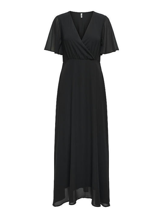 Life Summer Maxi Dress Wrap Black