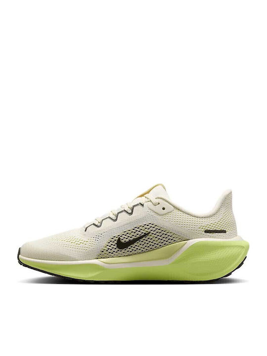 Air Zoom Pegasus 41 Kinder Sportschuhe Laufen mit Schnürsenkeln Weiß