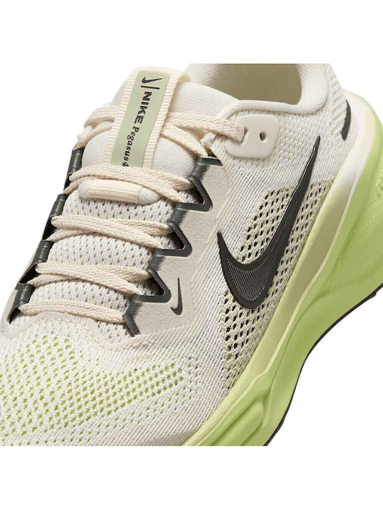 Air Zoom Pegasus 41 Kinder Sportschuhe Laufen mit Schnürsenkeln Weiß