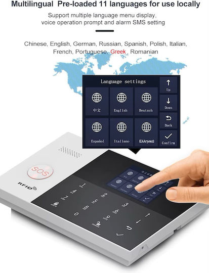 PGST Drahtlos Alarmsystem (Wi-Fi / GSM)