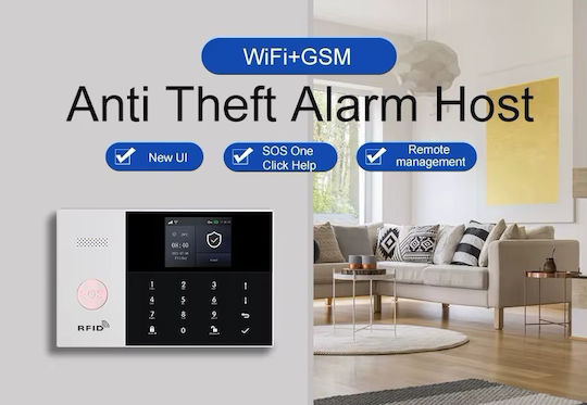 PGST Drahtlos Alarmsystem (Wi-Fi / GSM)