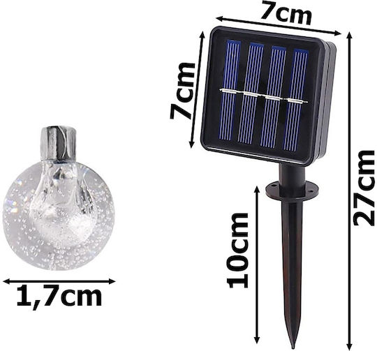 Verk Group Hängend Solarleuchte Girlande mit Fotokontakt