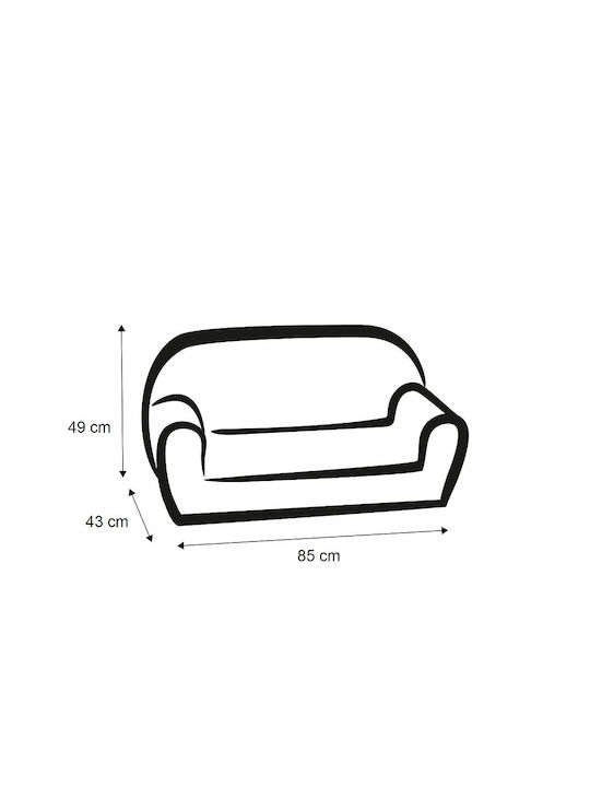 Sofa Multicolour 85x43x49cm