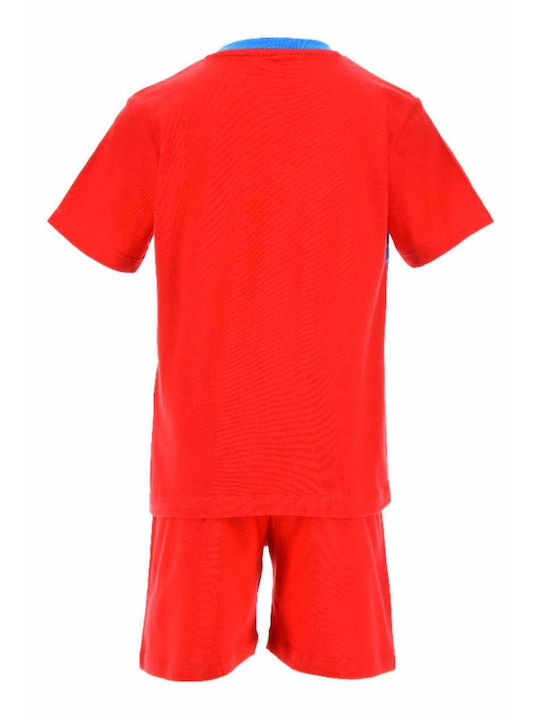 Superheroes Kids' Pajamas Red