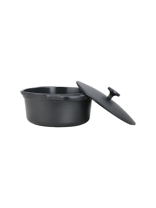Estia Ceramiq Βαθιά Κατσαρόλα από Χυτό Αλουμίνιο 4.4lt / 24cm