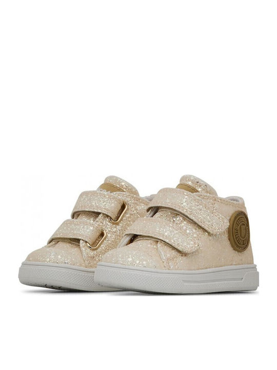 Kids Sneakers with Scratch Gold