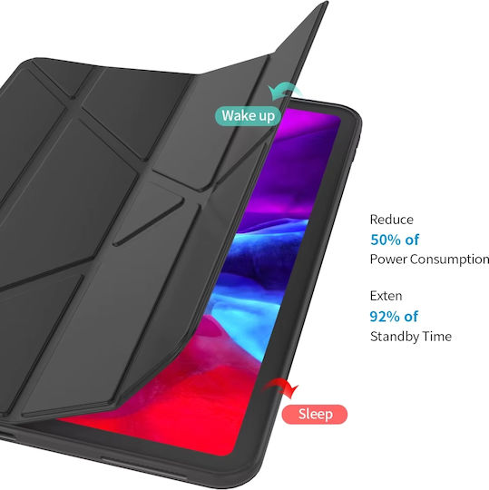 Revomag Husa Flip Cover Negra (Samsung Galaxy Tab S10+, S9 FE+, S9+ 12.4)