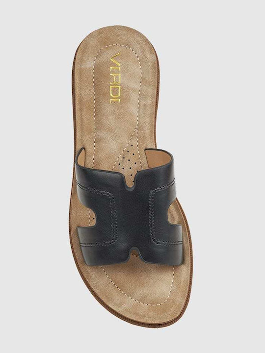 Women's Flat Sandals in Black Color