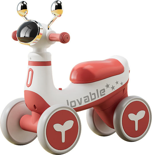 Homeone Baby Walker Car Ride On for 12++ Months Red