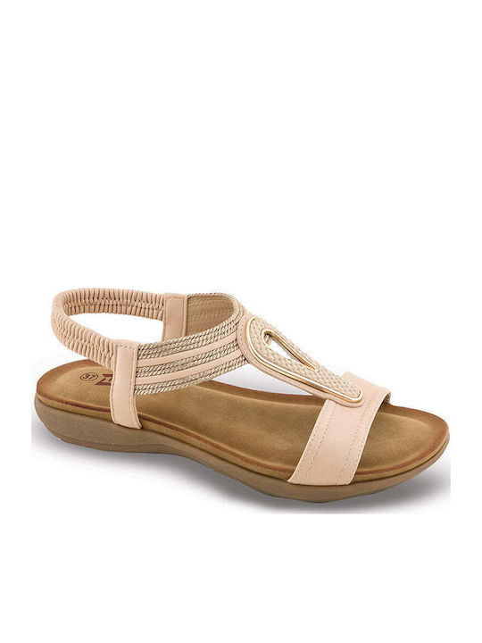 Flache Sandalen für Damen in Schwarz Farbe