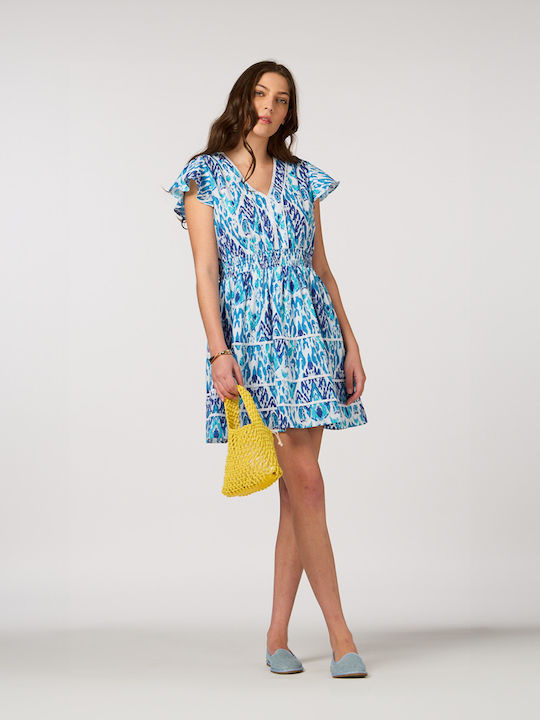Sommer Mini Kleid Blue