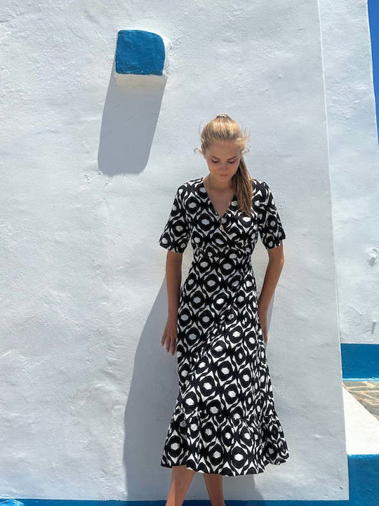 Summer Midi Dress Black