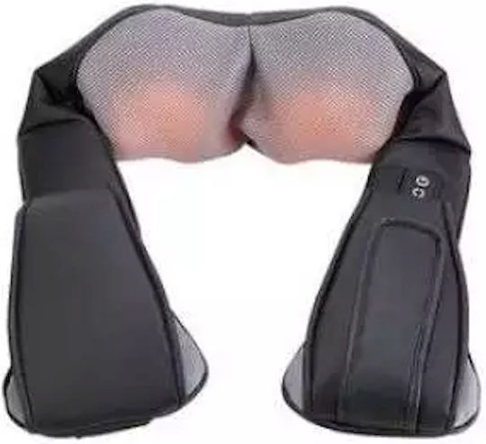 Massage Device Shiatsu for the Neck & the Back with Infrared Heat Black