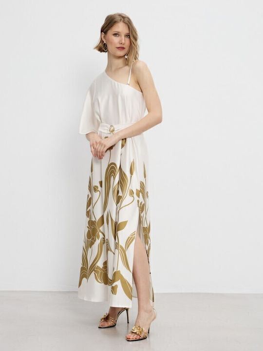 Summer Maxi Dress for Wedding Christening Gold