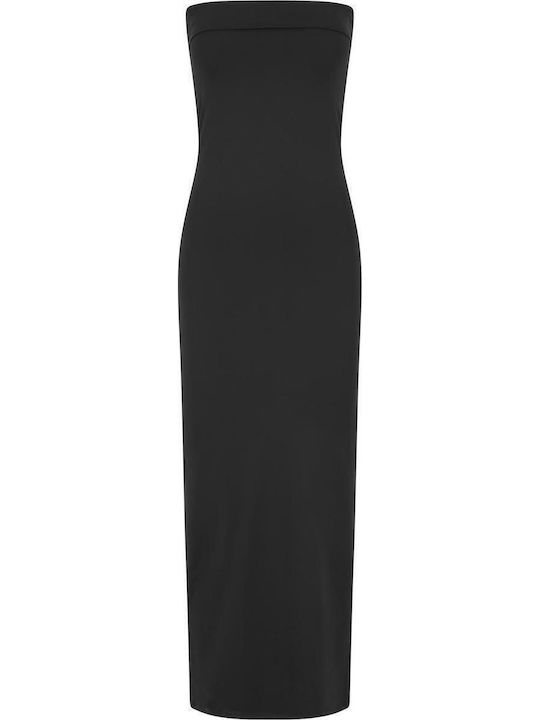Sommer Midi Damenkleid Schwarz