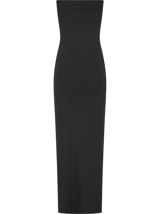 Sommer Midi Damenkleid Schwarz