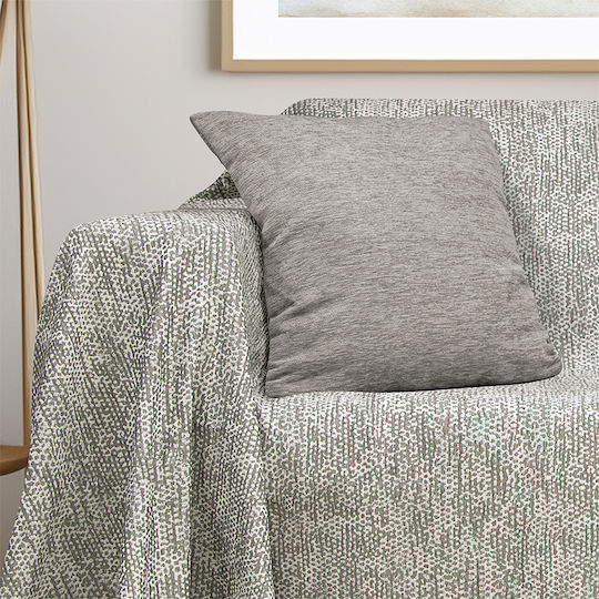 Lino Home Saphire Ριχτάρι Τριθέσιου Καναπέ Δύο 'Οψεων 180x300εκ. Khaki 3000004435