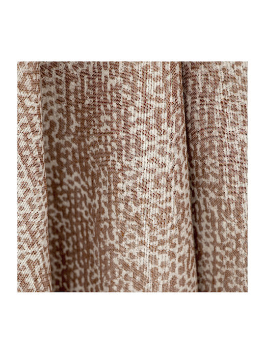 Lino Home Saphire Sofa Throw 2 Sides 180x250cm Terracotta