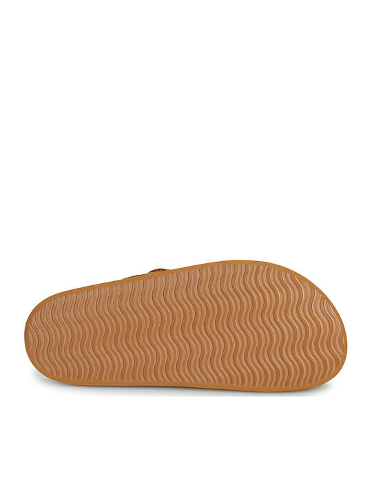 Vibe Mules με Τακούνι σε Καφέ Χρώμα