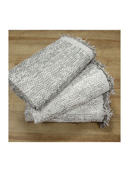 Lino Home Saphire Three-Seater Sofa Throw 2 Sides 180x300cm Khaki