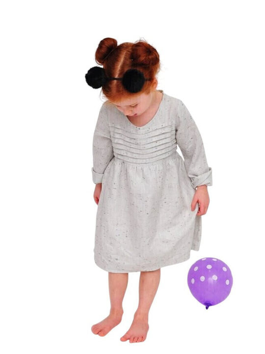 Rochie pentru Copii Mânecă lungă Gray